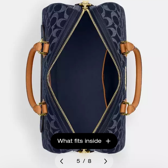 Coach Large Rowan Signature Canvas Satchel Still In Plastic - Picture 3 of 6